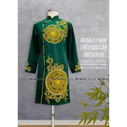 Áo Dài Cách Tân Nam Thêu Cao Cấp ANTCC816